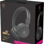 Dob H300 headphone with mic and volume control,Black Headphones Headset ( New Open Box )