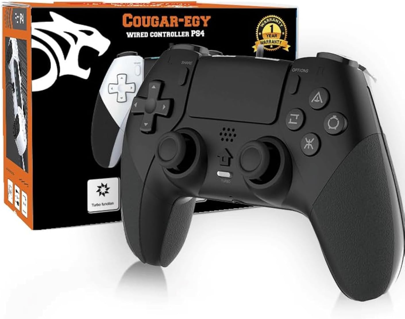61e1J7GsRDL._AC_SL1500_ COUGAR-EGY (T29) PS4 Dualshock wired Controller ( New Open Xbox ) - Image 1